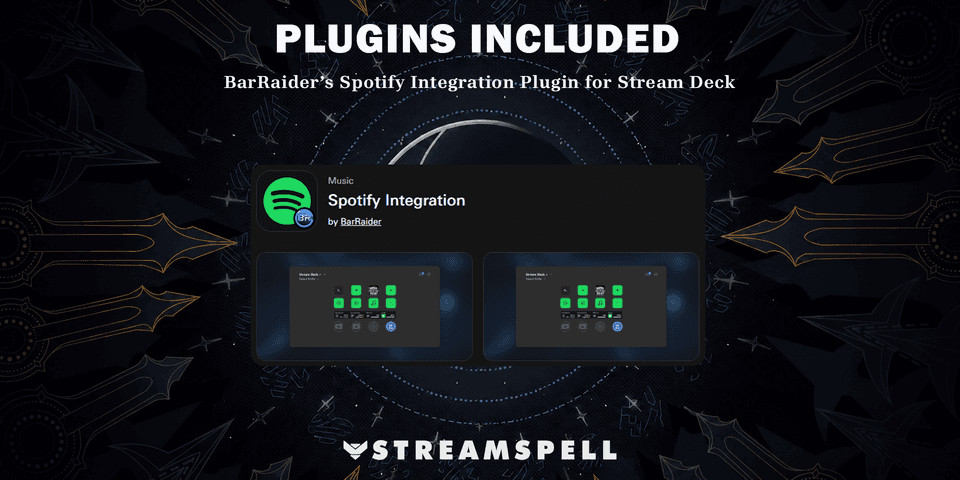 The Moon profile requires Spotify Integration by BarRaider — official product preview