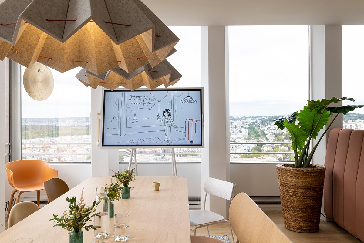 Table de réunion espace de travail