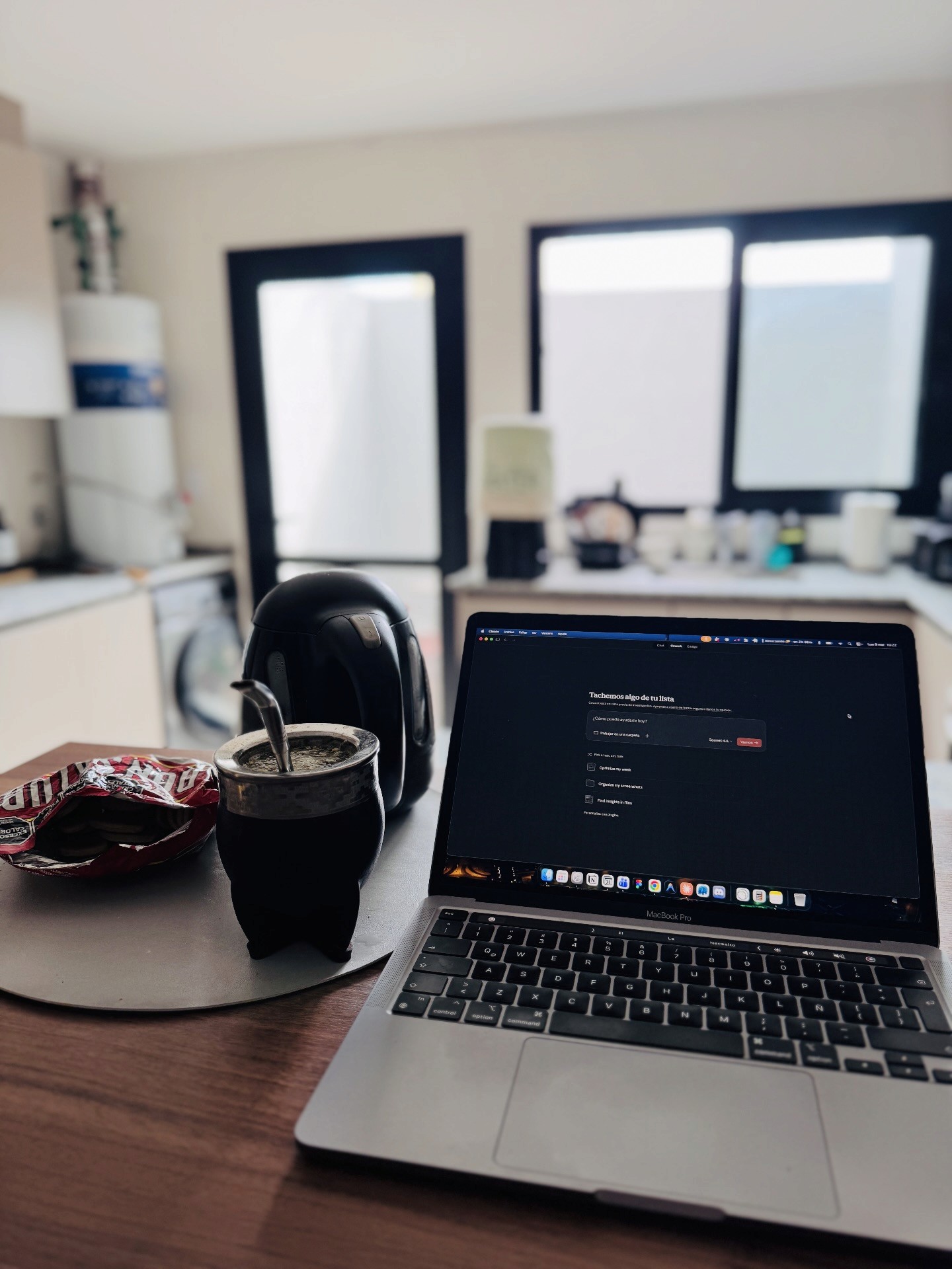 Vintage Car Under Palm Trees