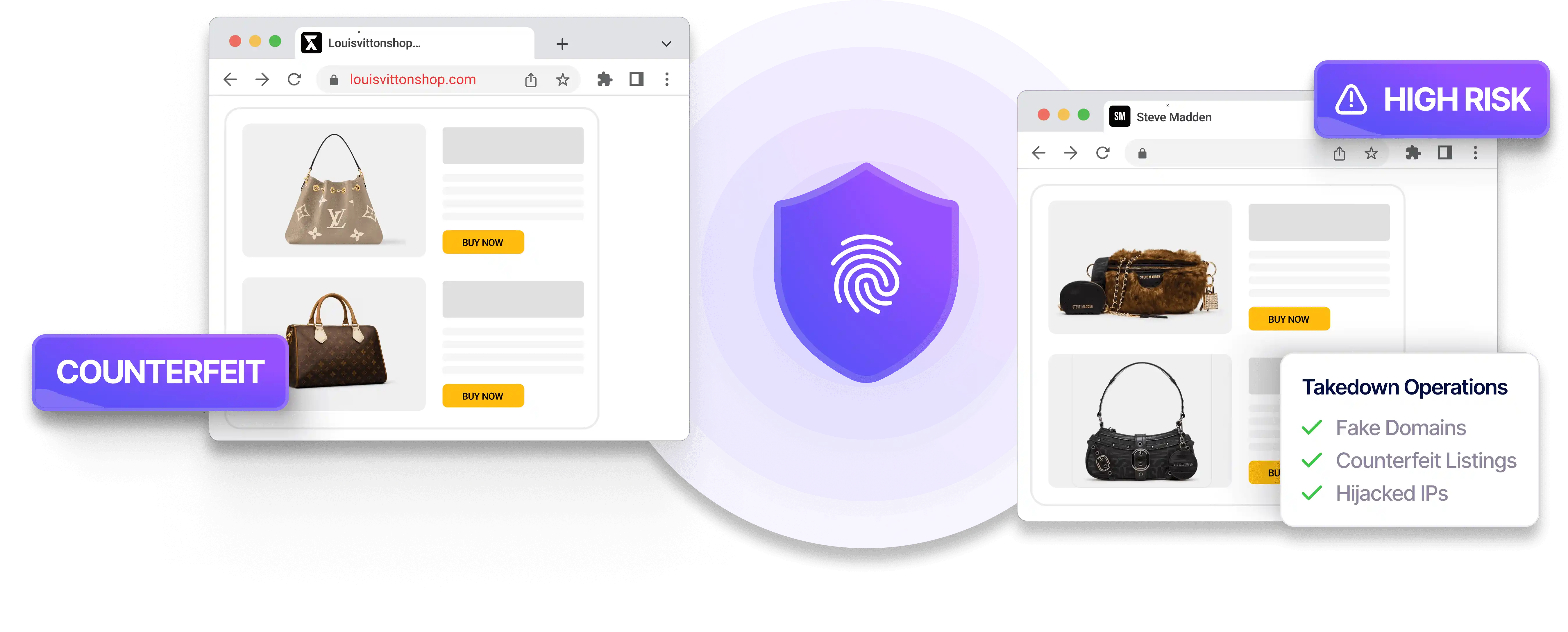 KnyX Brand AI removing counterfeit and trademark-infringing product listings