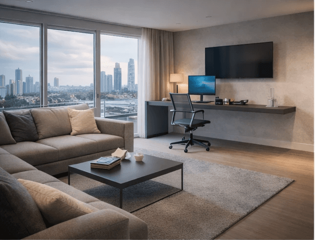 Moderne Ferienwohnung in Köln mit Rheinblick zur Kurzzeitvermietung