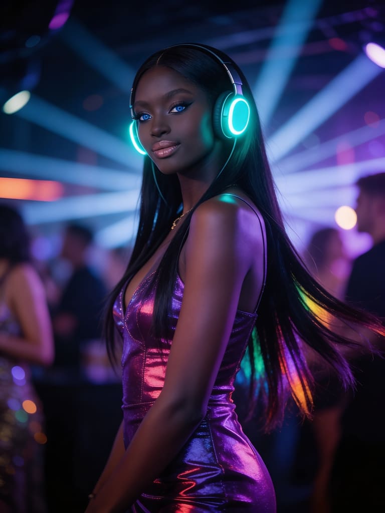 Seedream 5.0, black ai girl