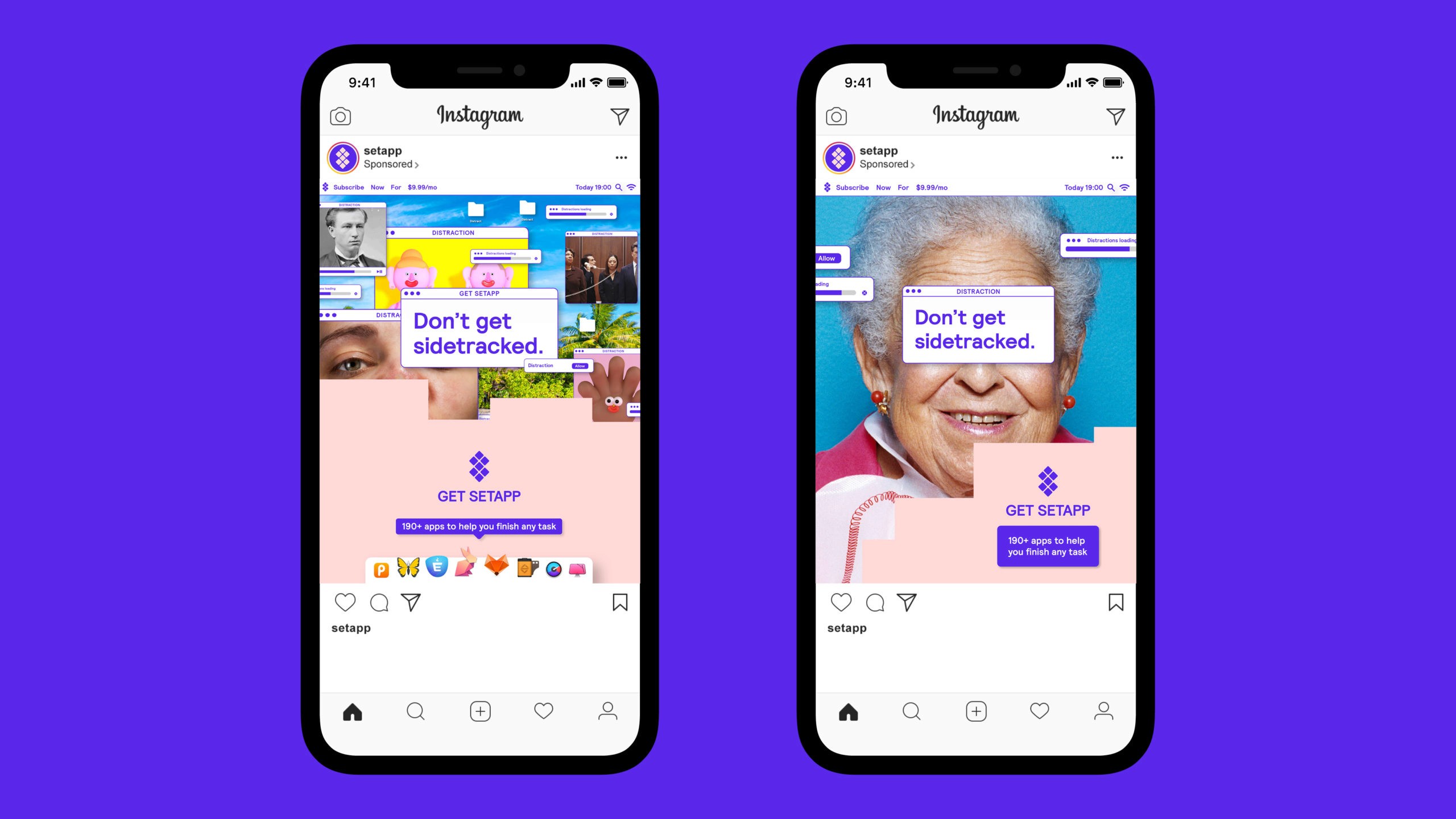 Homescreen with open bottom drawer