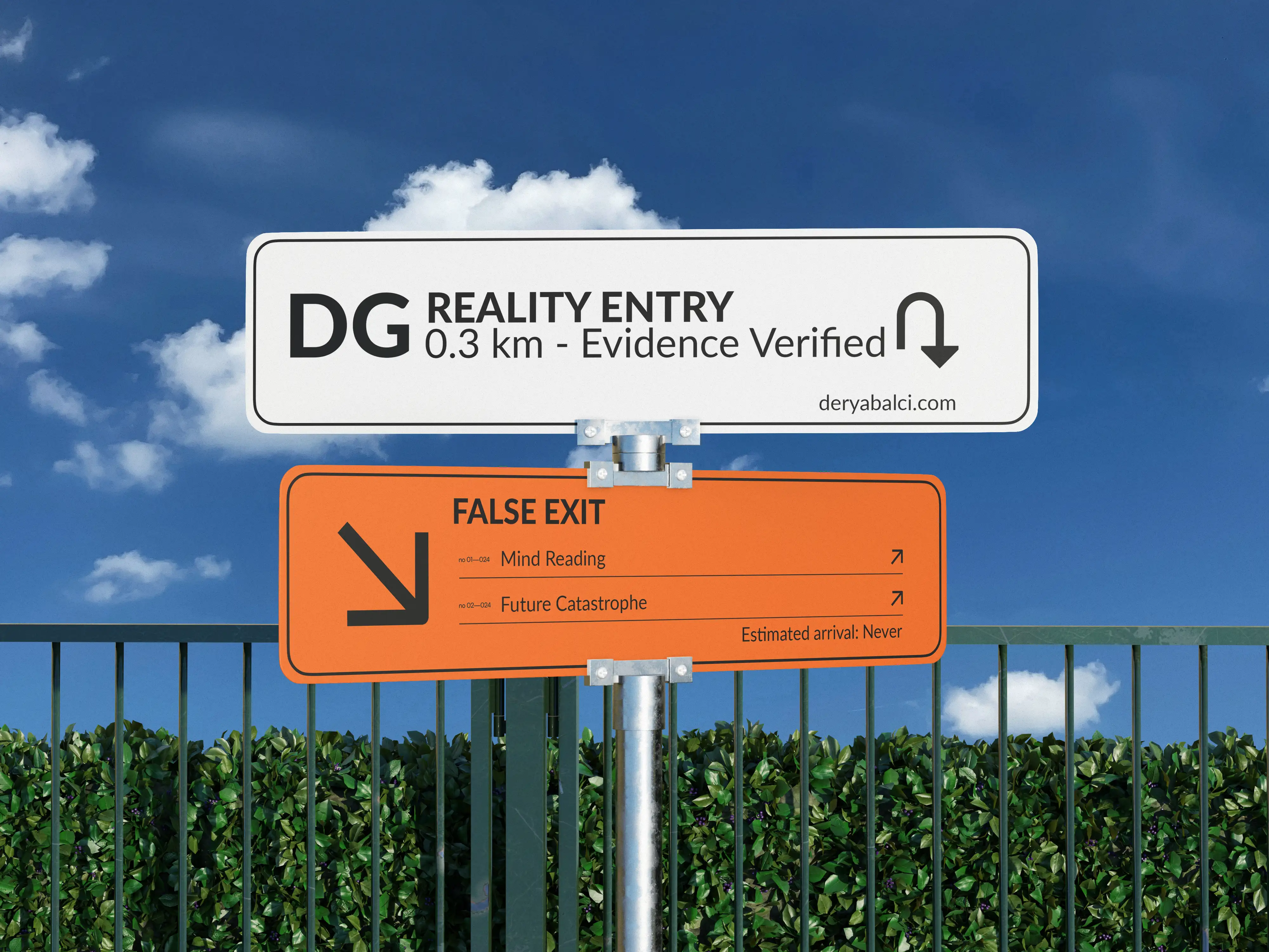 Direction sign
