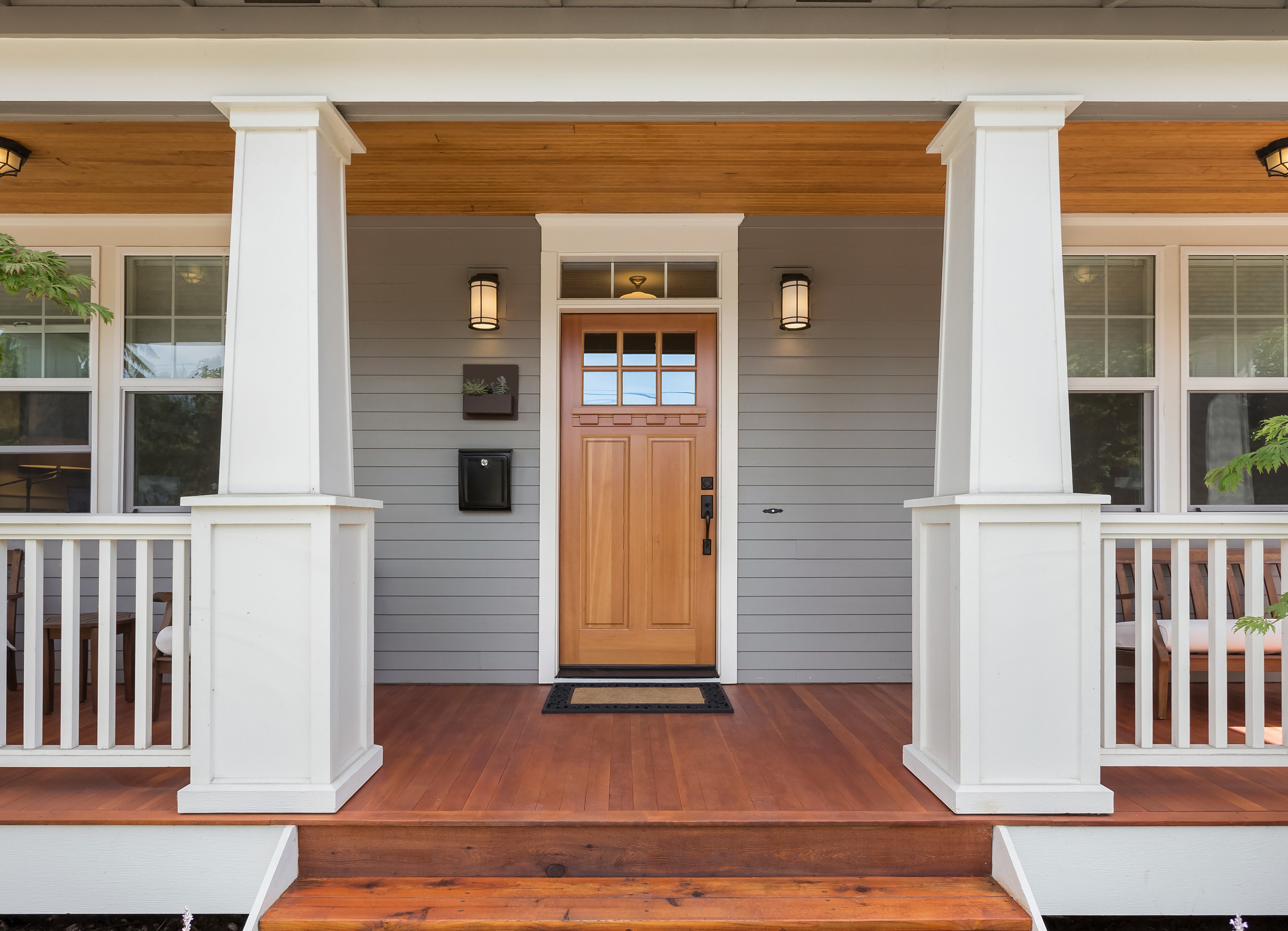 Front porch of a Tampa Bay home represented by Julie Morris, Realtor®