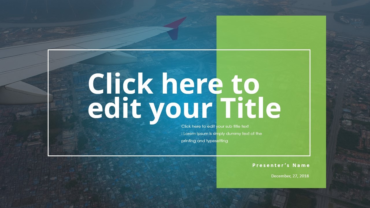 Professional Presentation Slide Template for Business Use