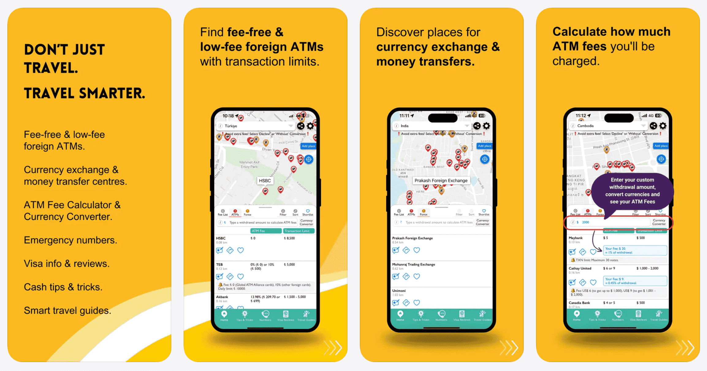 ATM Fee Saver travel app (best travel apps 2026)