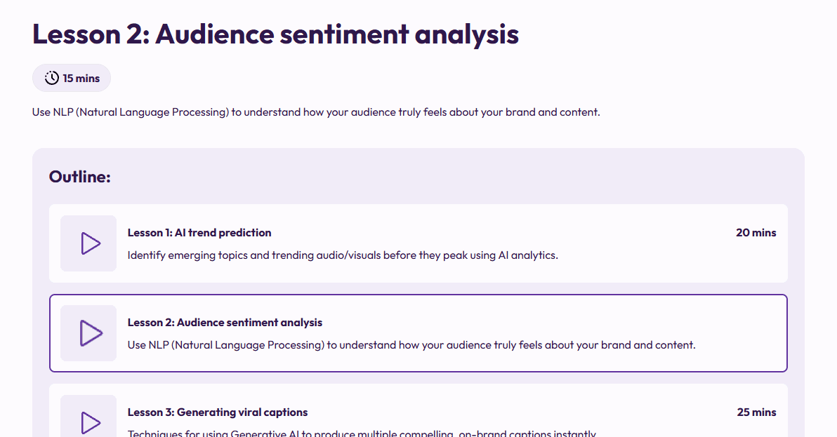 lessons page snapshot
