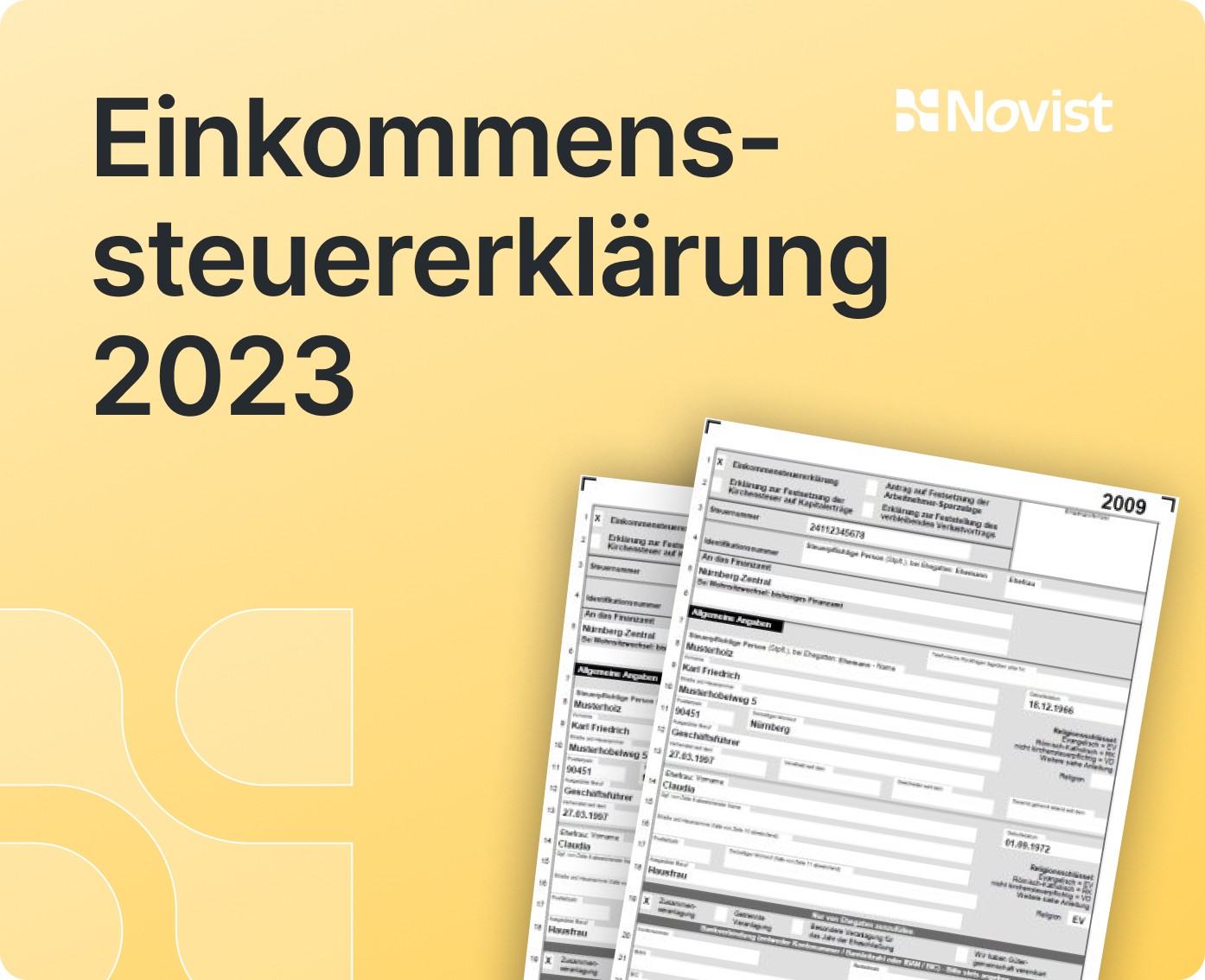 Einkommenssteuererklärung 2023