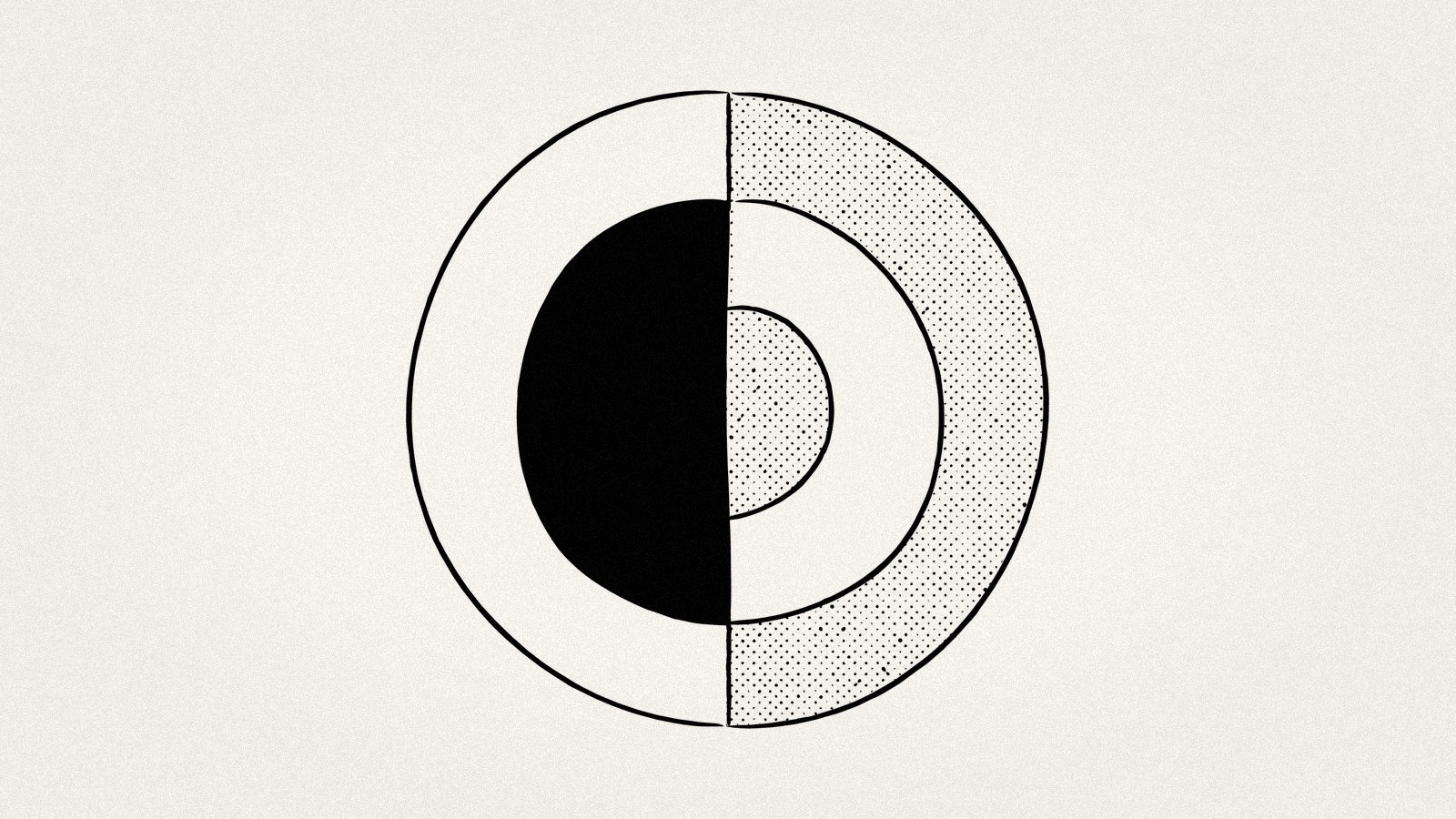 Yin-yang illustration — the metaphor for blending proactive and reactive strategies as two halves of one whole.