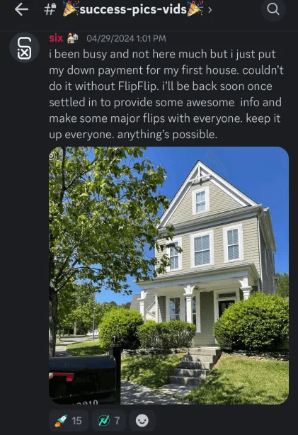 This a review that @six left for FlipFlip on their discord server