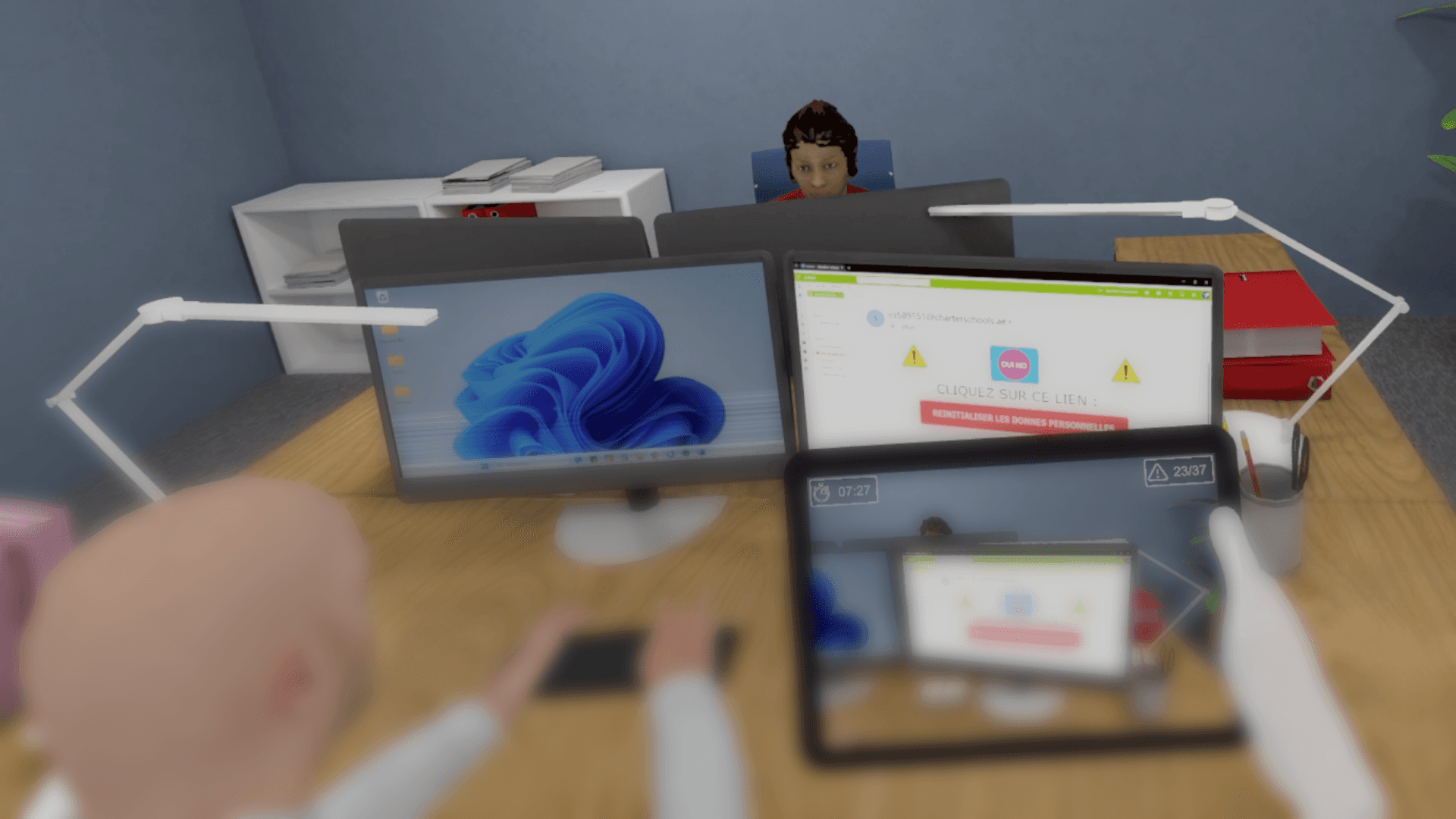 Miniature module VR Cybersécurité