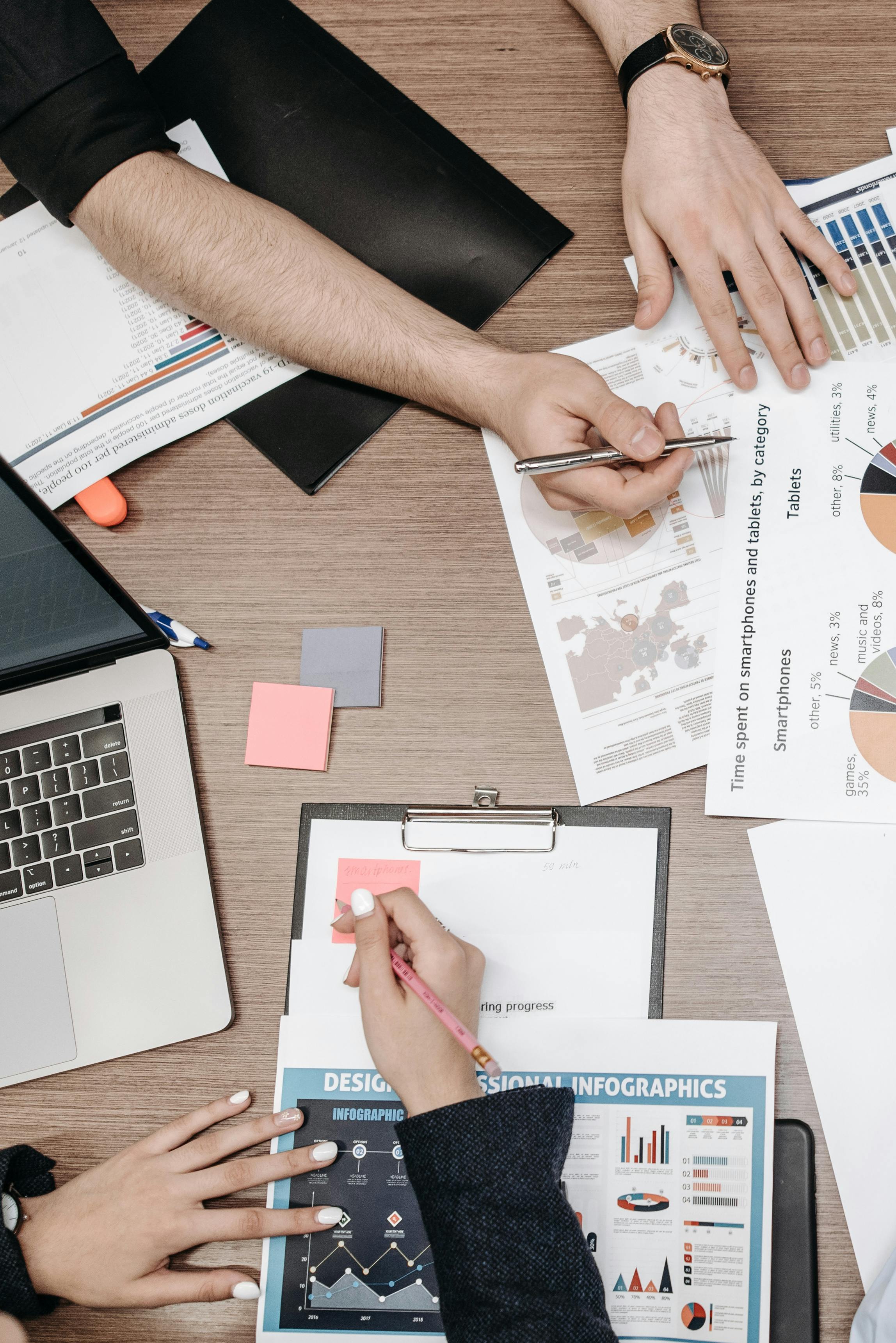 black smartphone near person