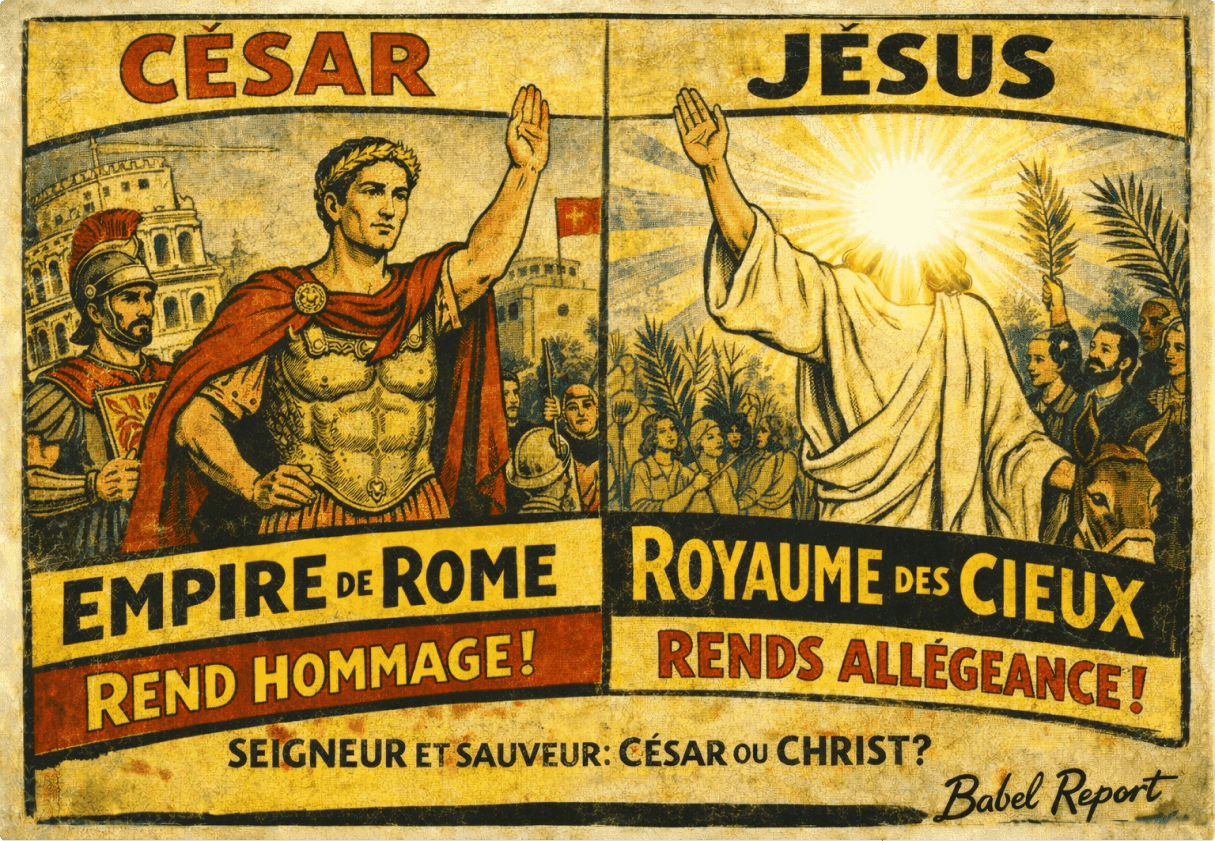 Christ vs Cesaer poster