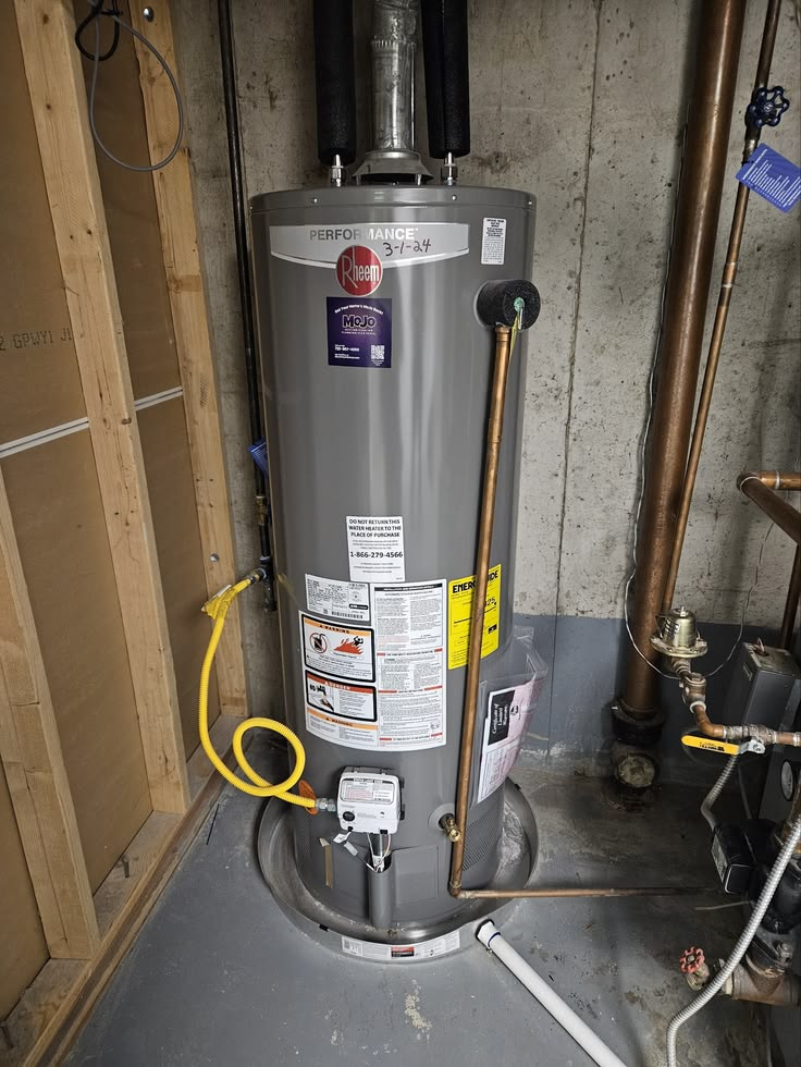 Brian and Hunter with MoJo Home Service truck in the background