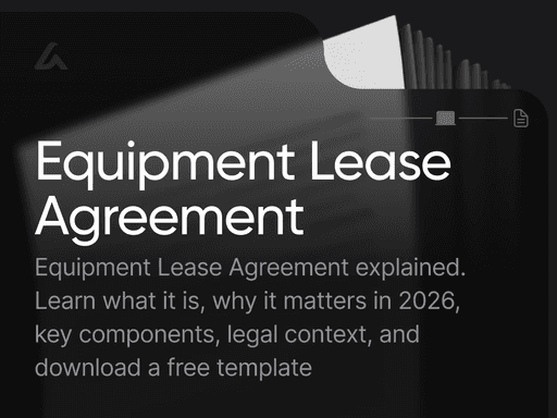 Equipment Lease Agreement