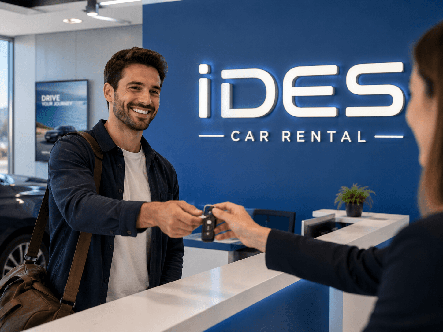 İDES rent a car logo