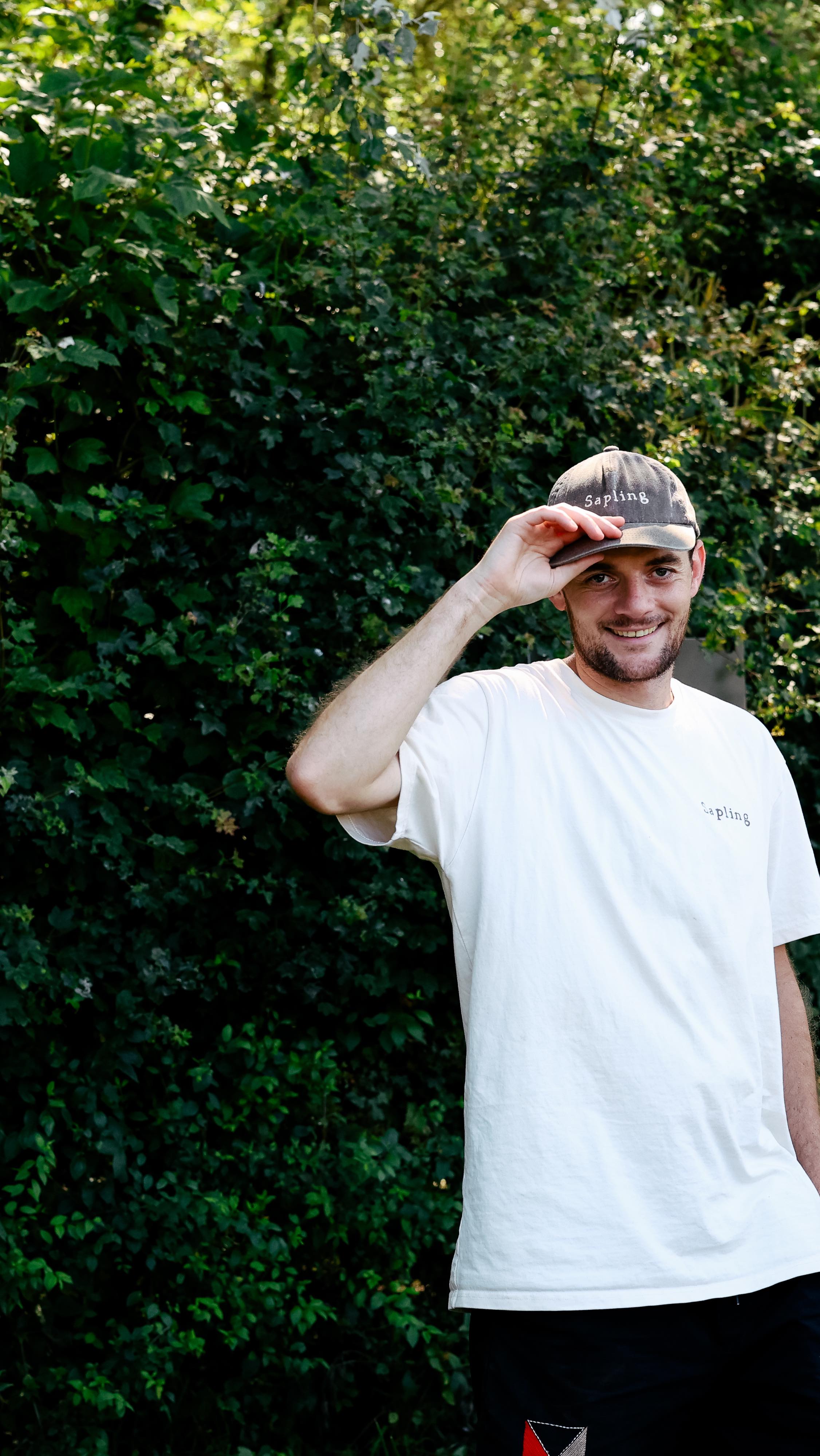 Man reading on the laptop