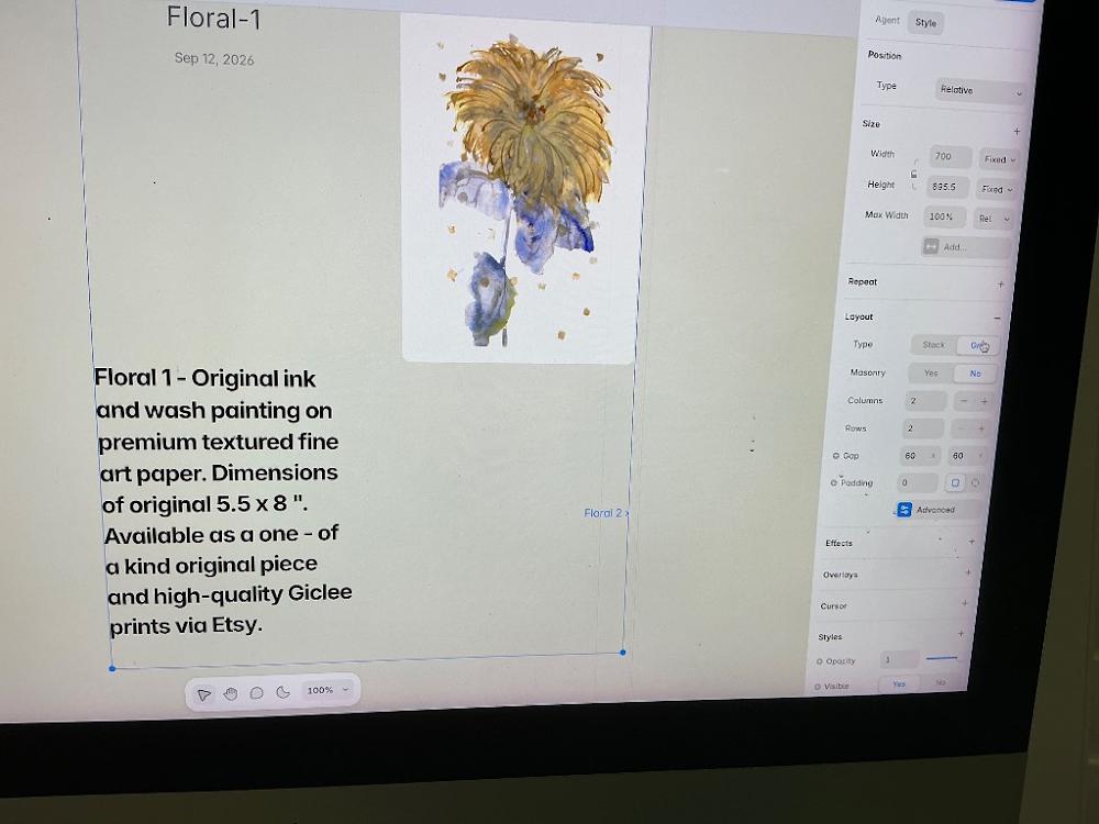 Visually searched image