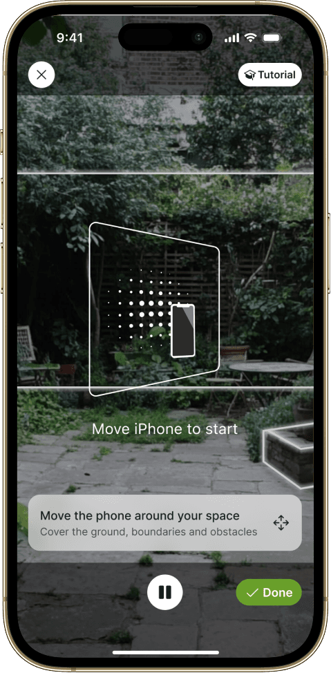 Phone mokcup of spacelift