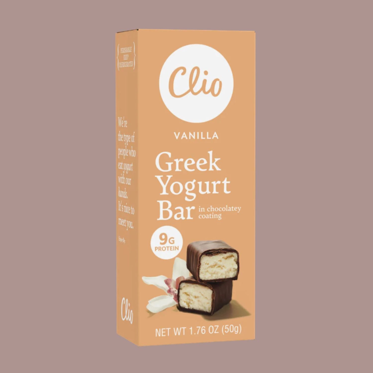 Clio Vanilla - Greek Yogurt Bar - Bedtime Snack  - Malama Health.jpg