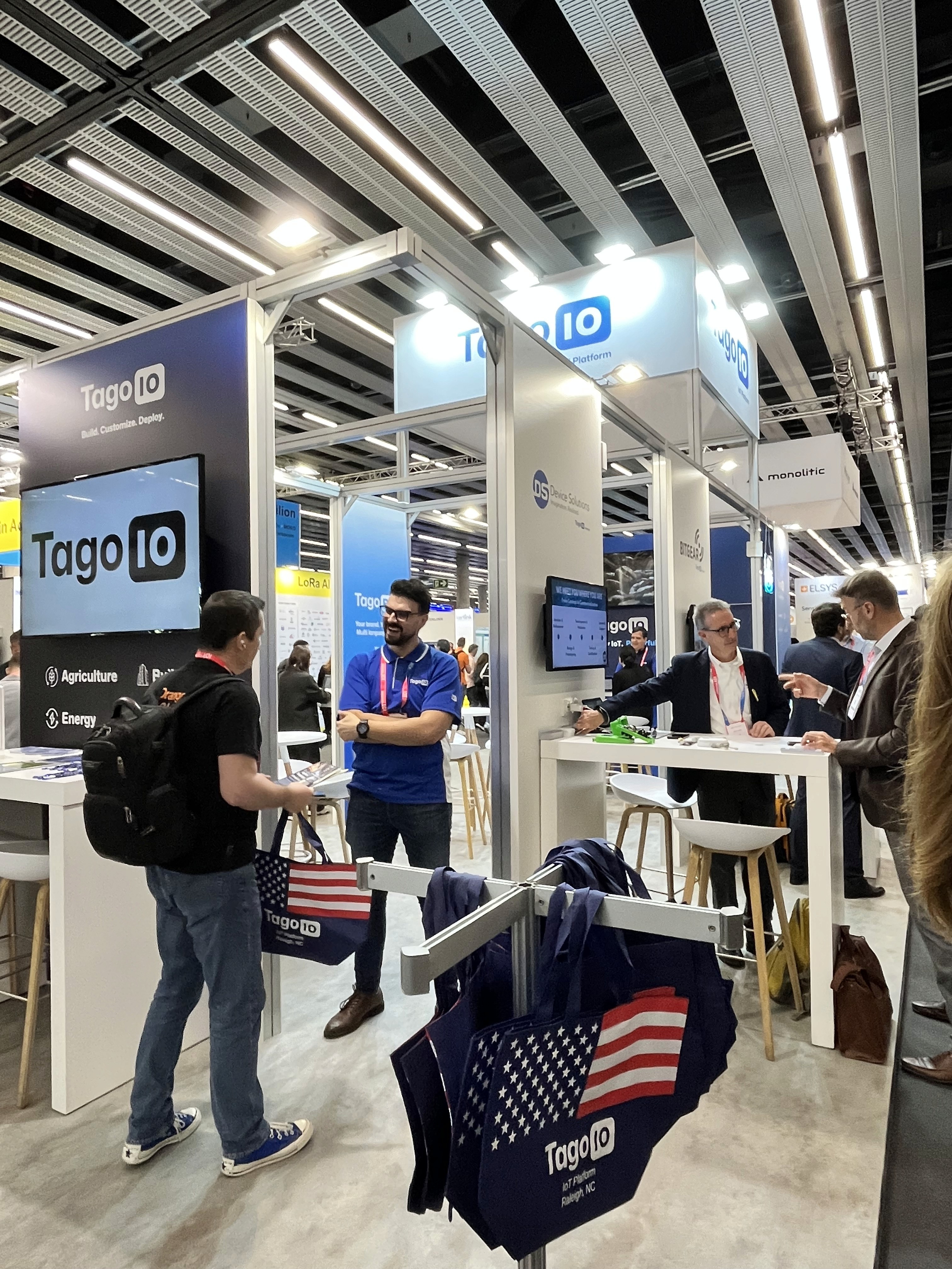 TagoIO IoT Solutions 2025 booth