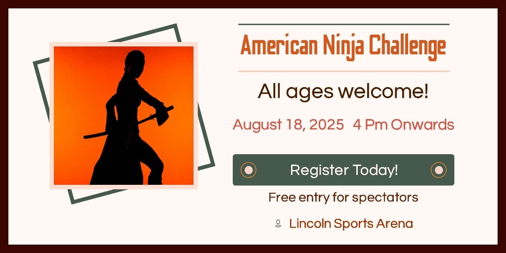 Twitter post on ninja challege sport event