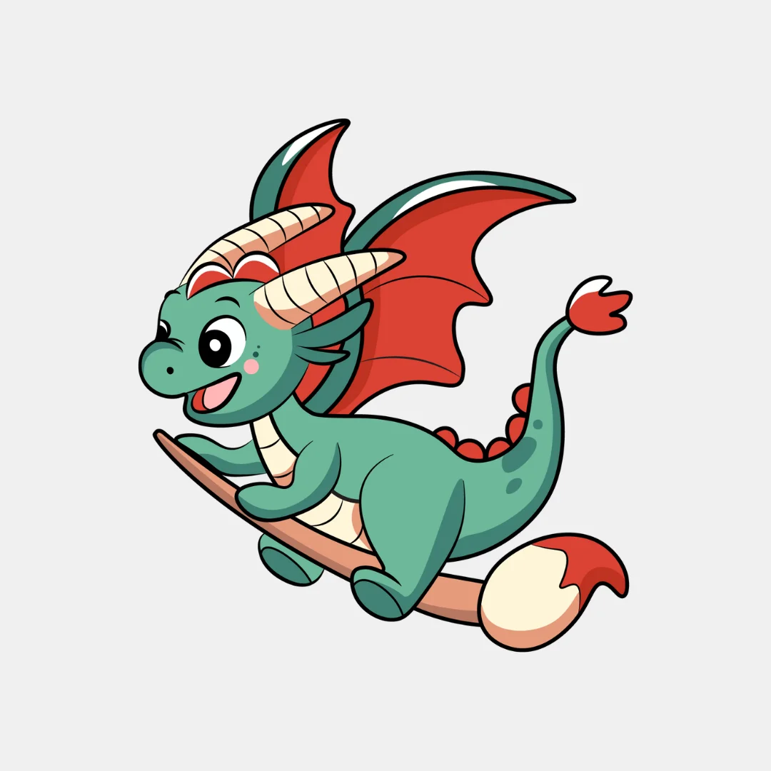 Ilustratie cu dragoni