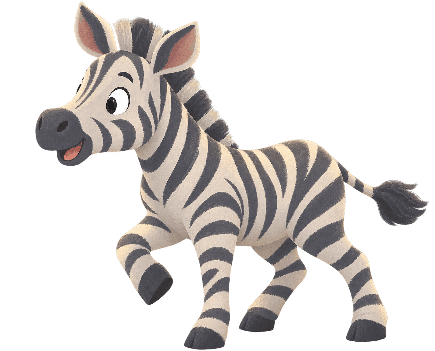 Zebras grazing