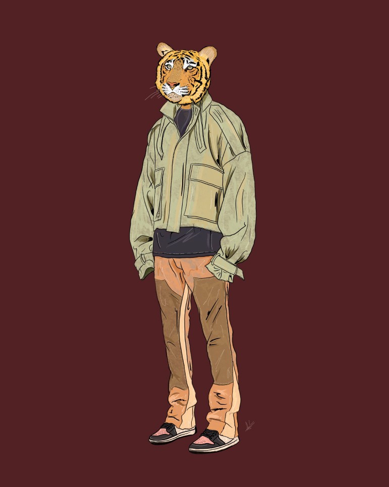 Off white inspired collage to show brownmint as a multidisciplinary design studio