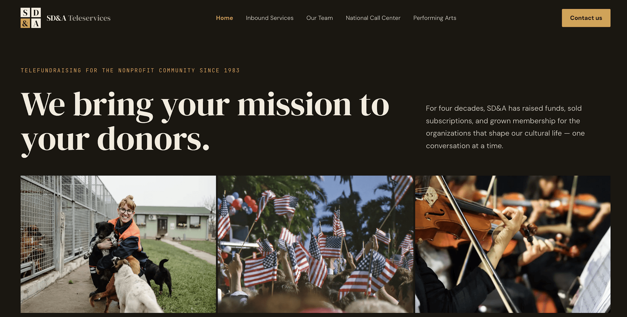SD&A Teleservices fundraising services