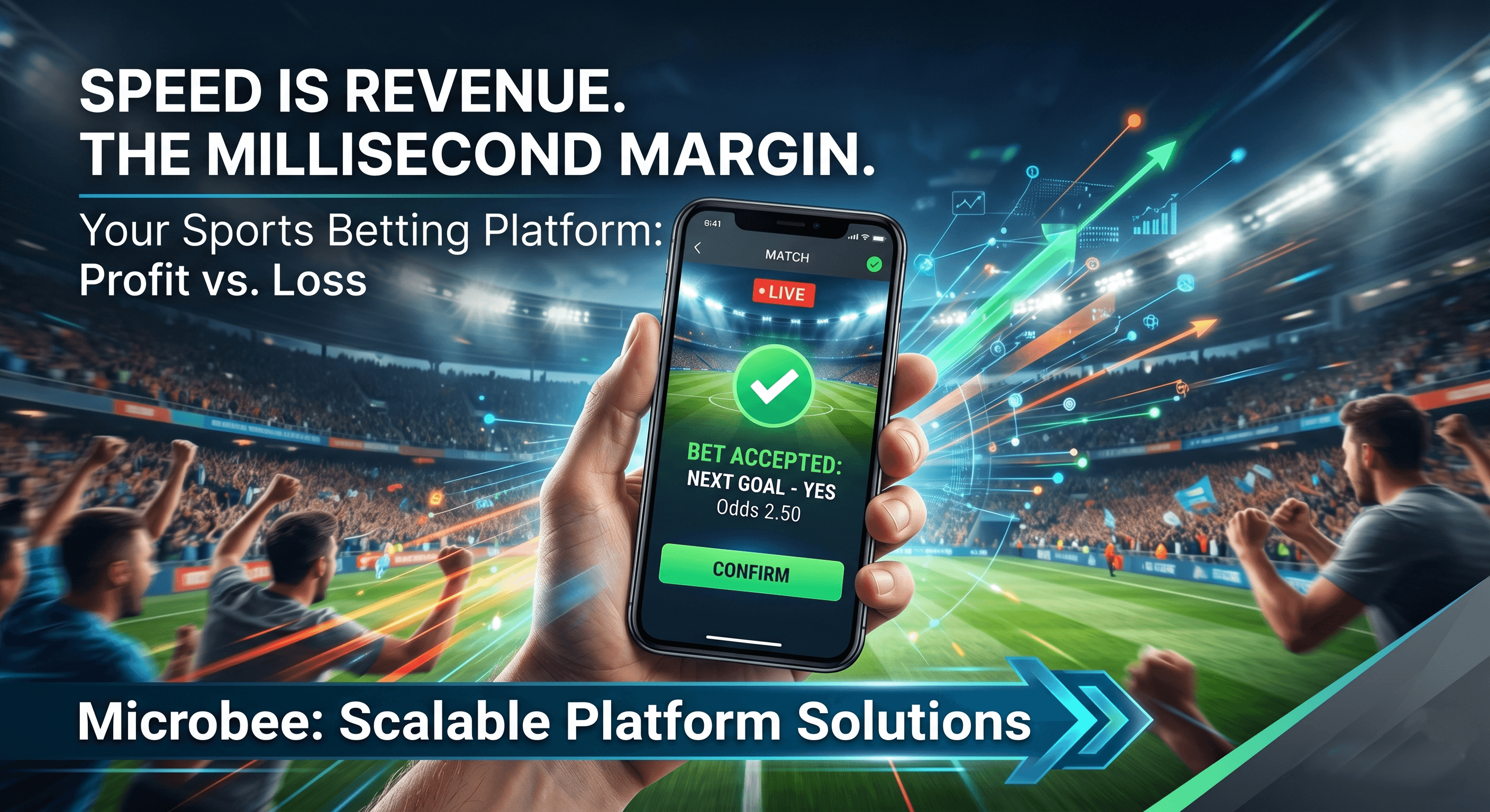 Architect's blueprint table with golden wireframe plans and holographic infrastructure layers representing the strategic blueprint for a seven-figure iGaming platform
