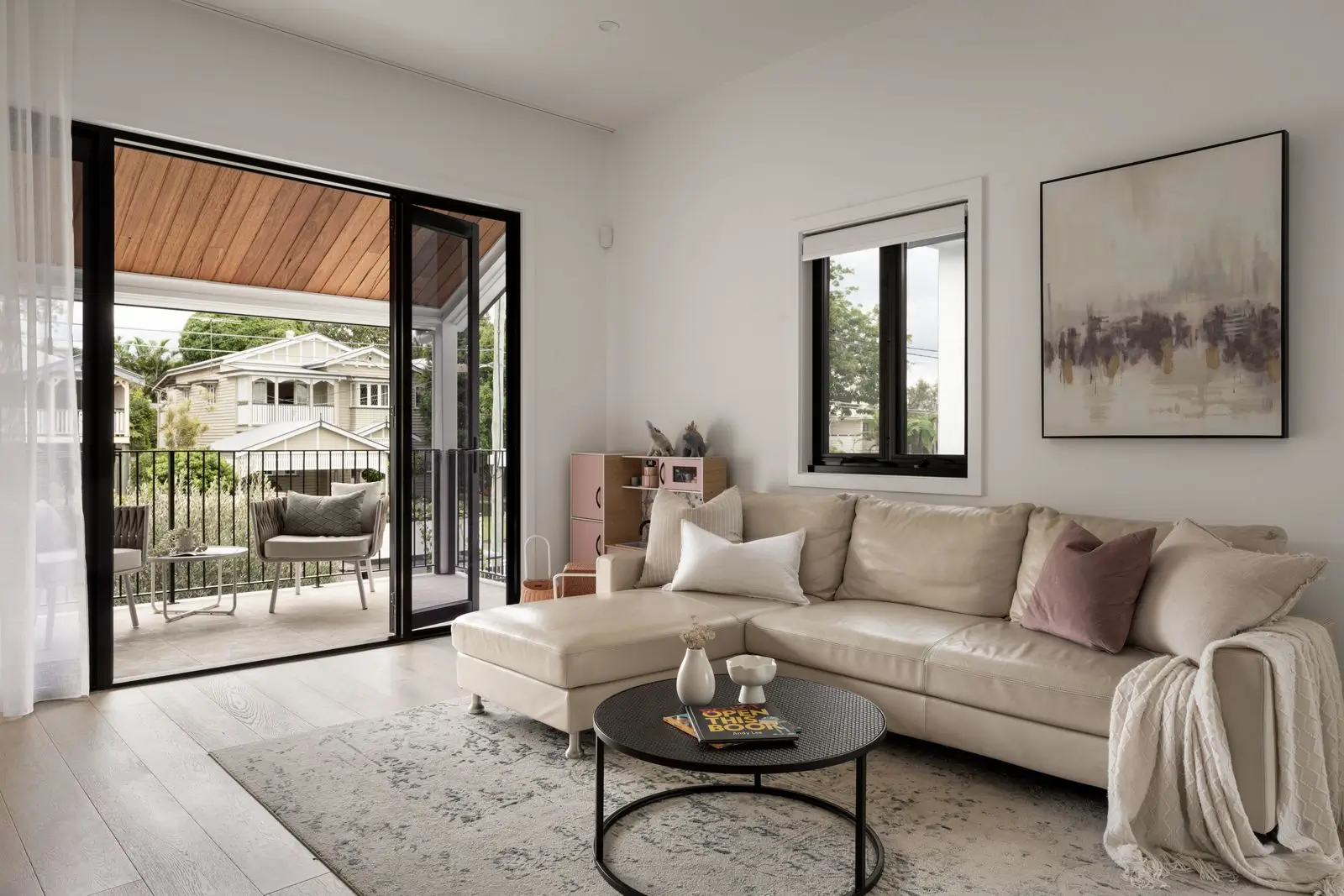 Upstairs living area in Lenore House designed by Invilla Architecture