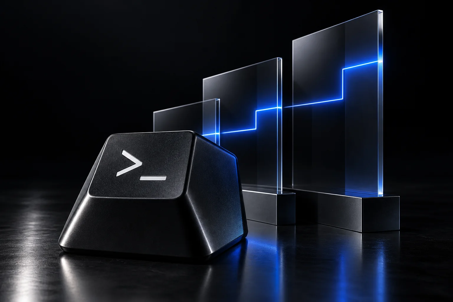 KI-generiertes Themenmotiv: transparente Taste als Symbol für Codex-Workflows