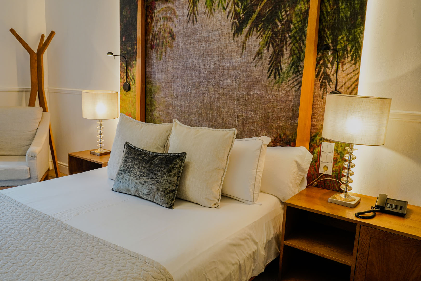 Outdoor view of double room