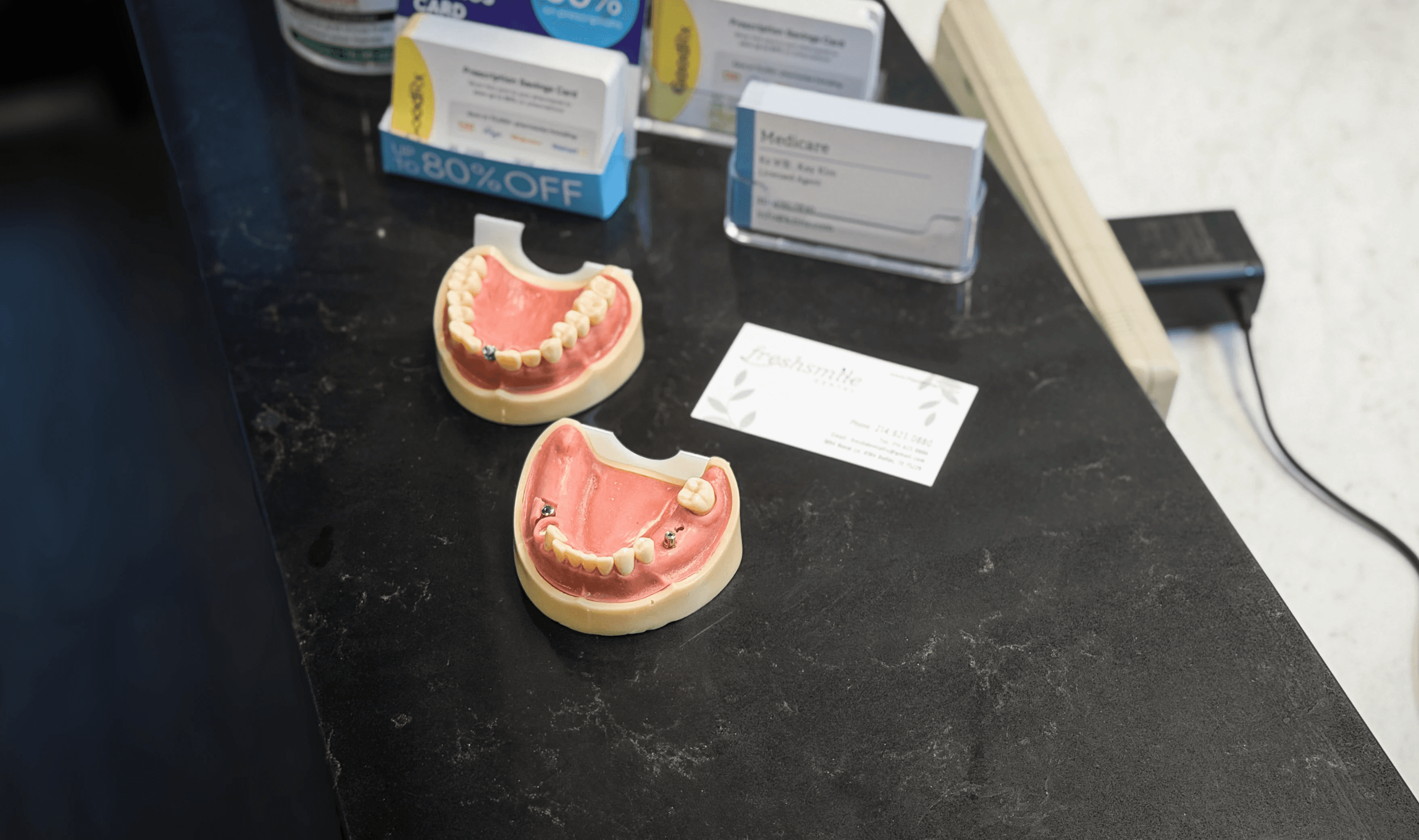 dentist working on a patient