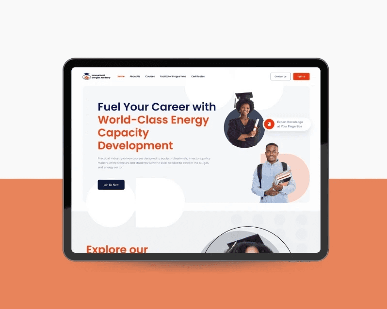 IEA Tablet website