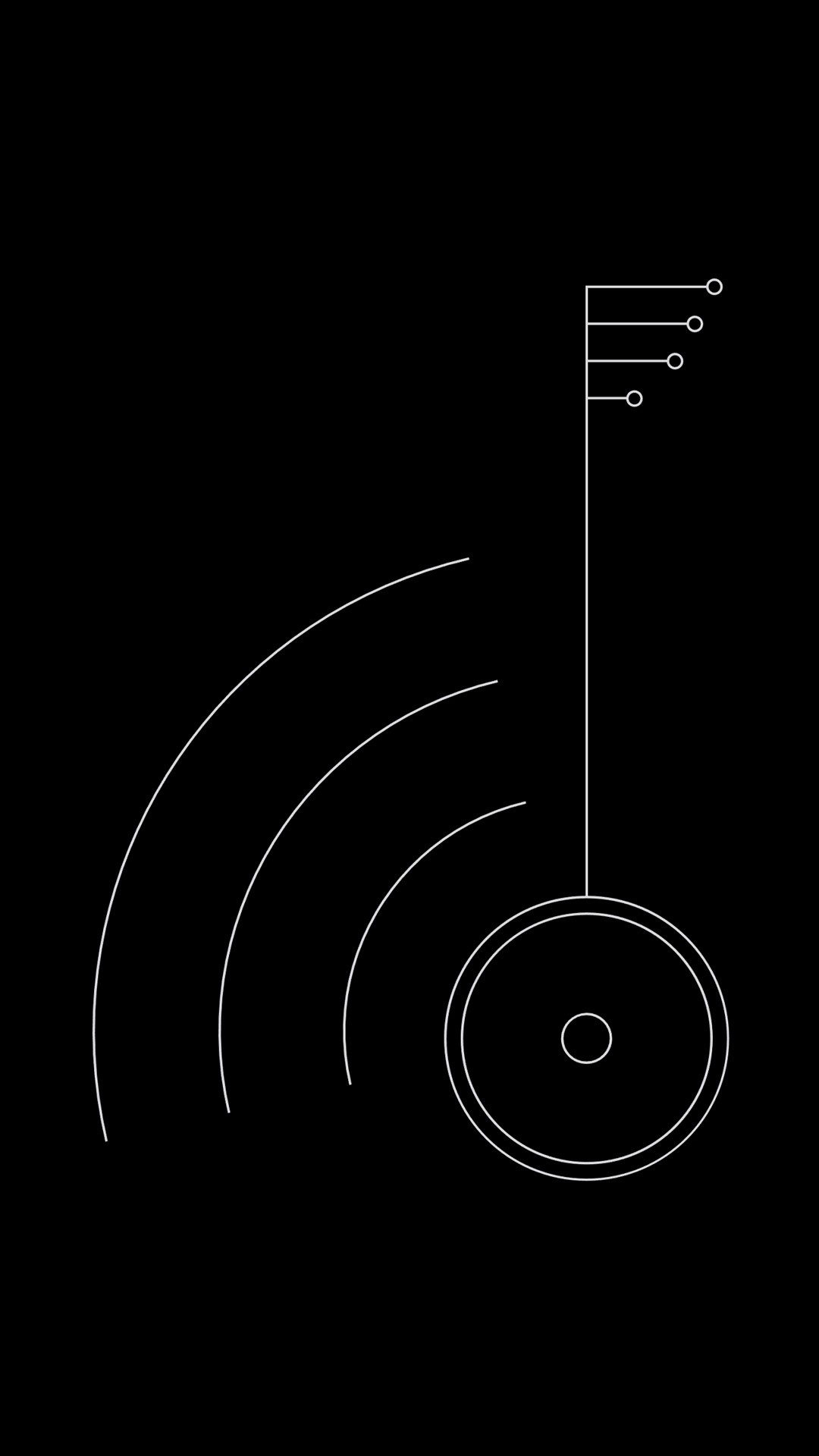 key illustrationin balck and white