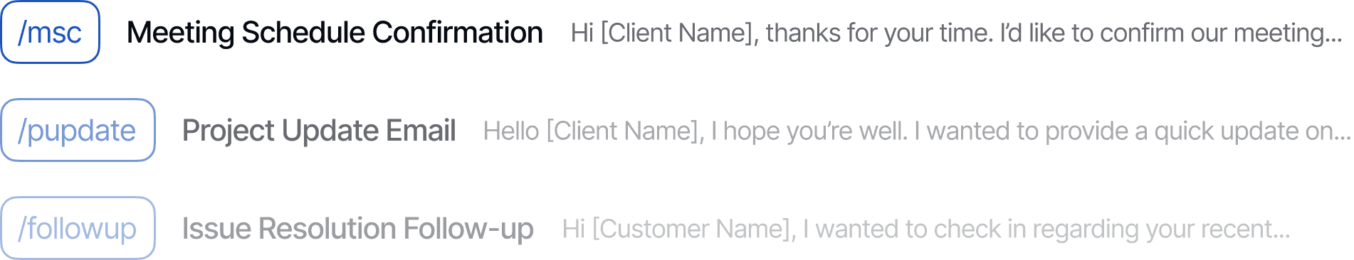 Slashit Template Gallery