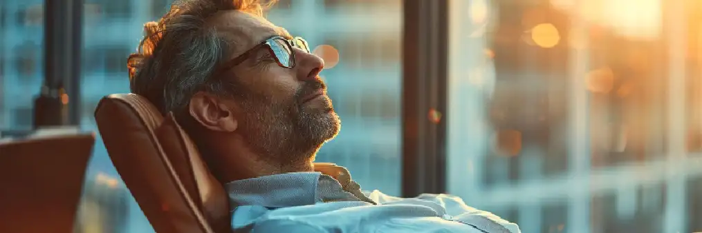 Imprenditore rilassato con web designer freelance