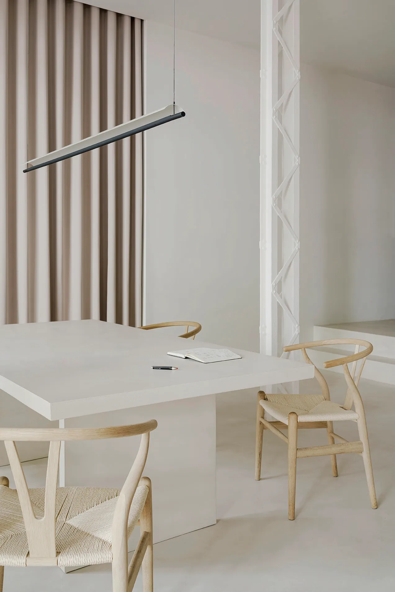 Minimal office interior