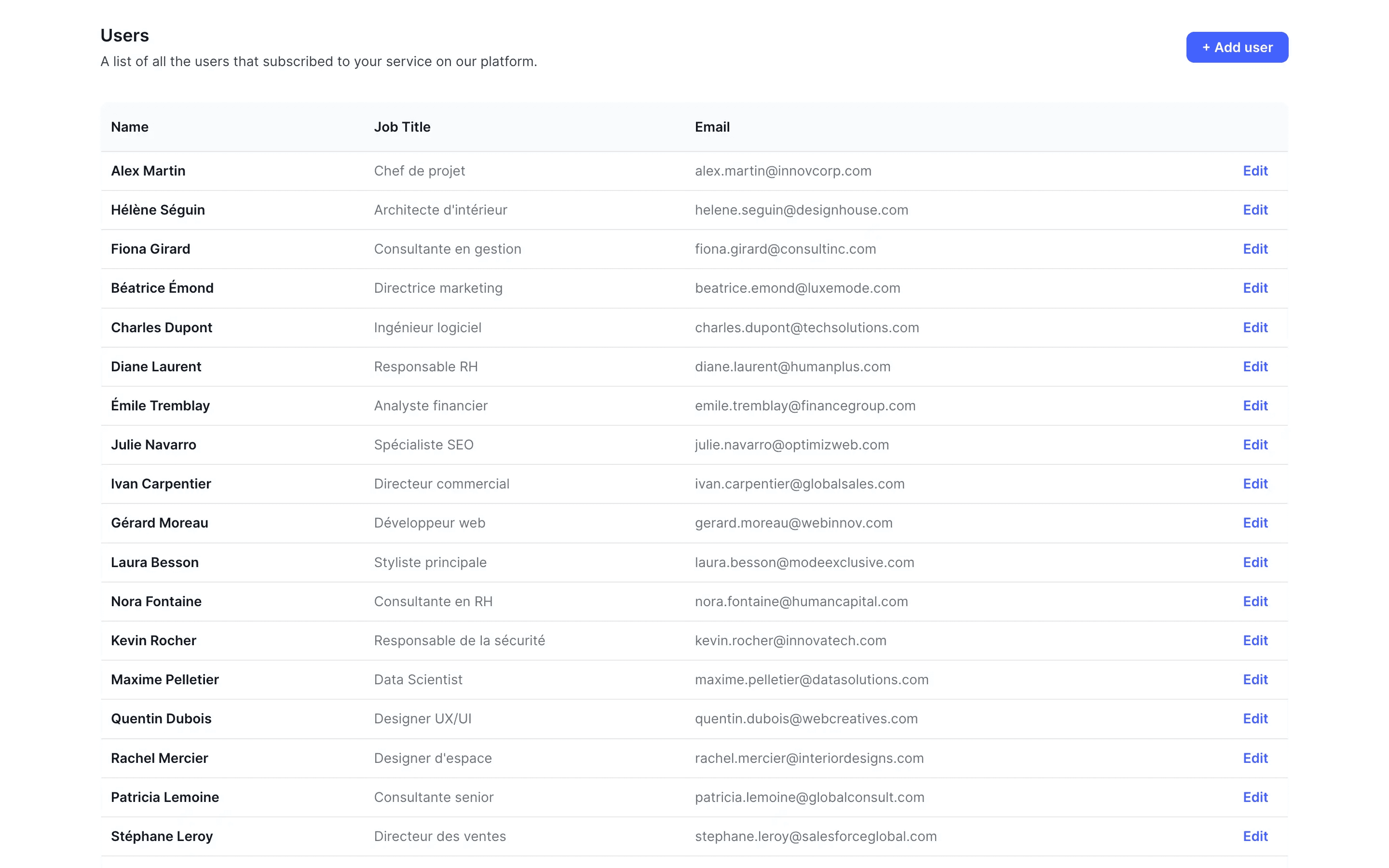 bubble.io table element template