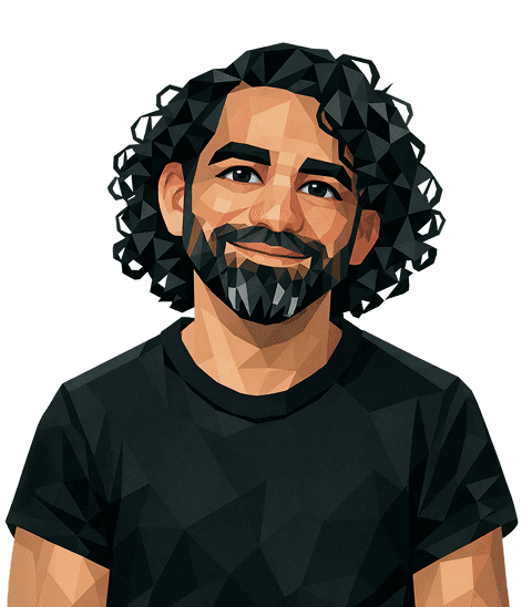 Portrait of portfolio creator – back view
