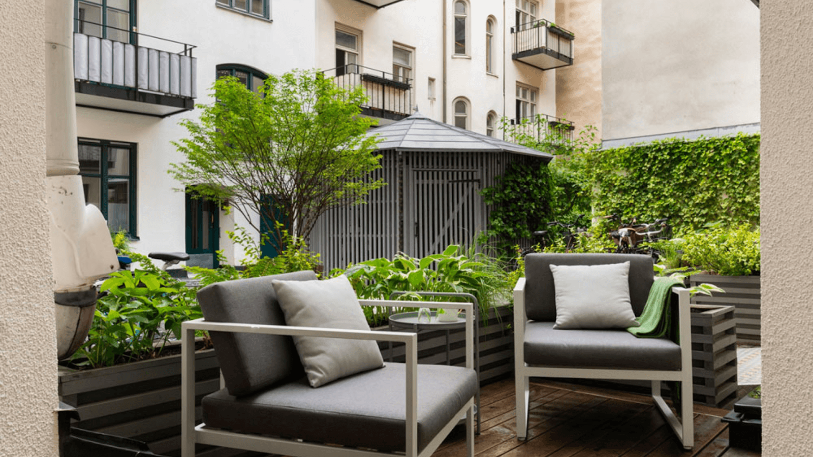 Scandinavian Balcony Oasis