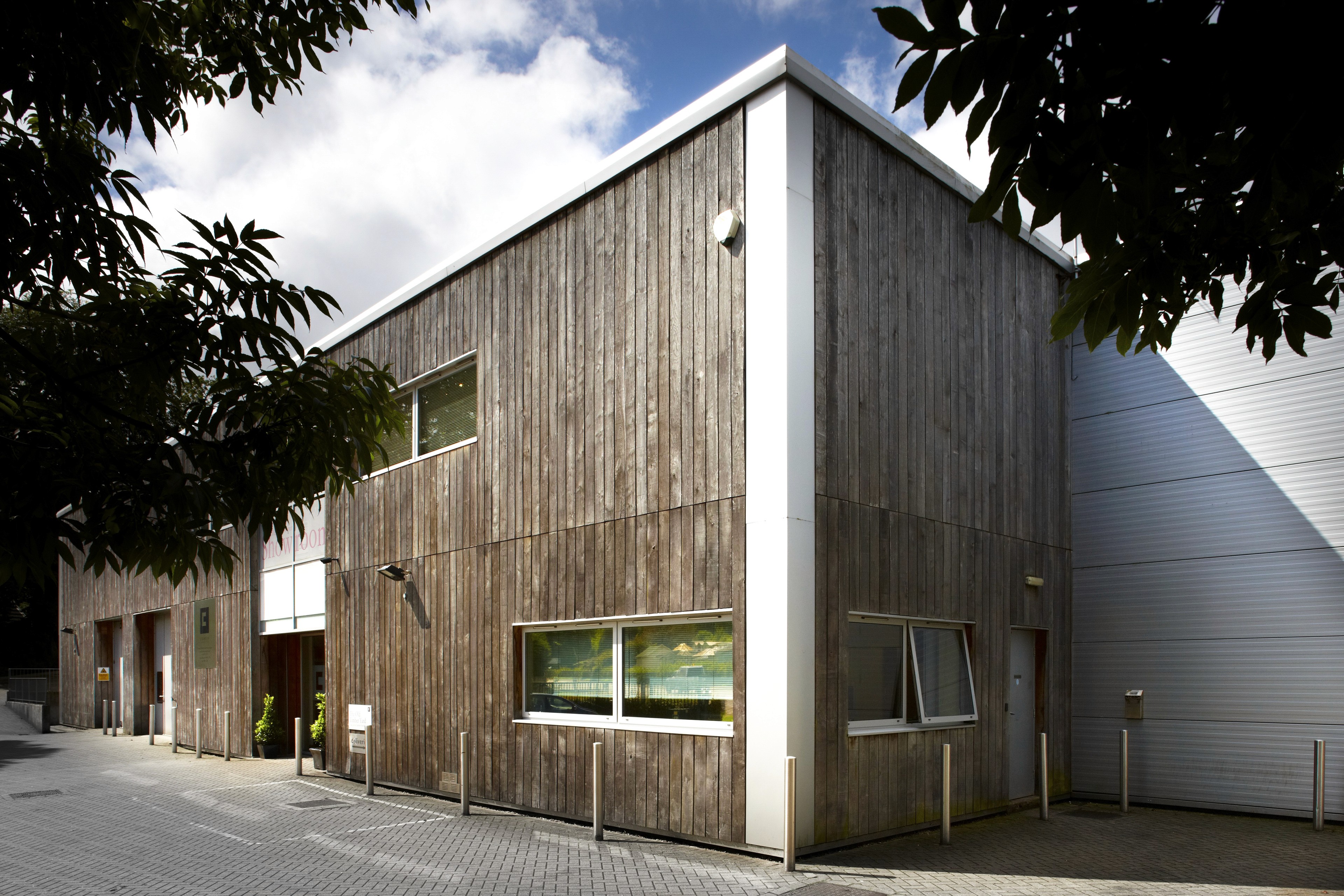 Outside of the Chamber Furniture showroom and workshop - The Old Timber Yard, Halstead, Kent