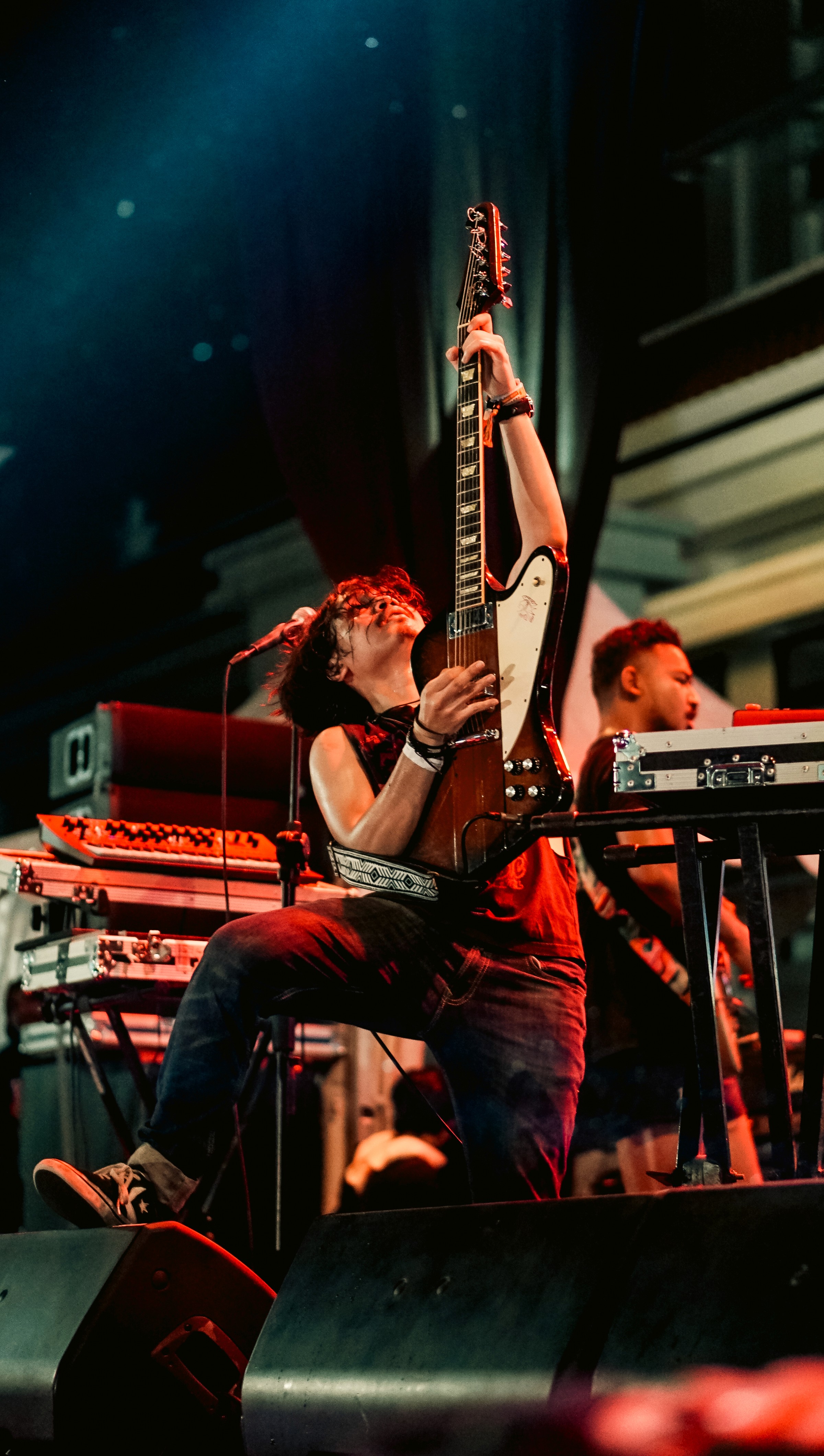 Guitarist of .Feast, Perform ar Pasar Pemuda Surabaya