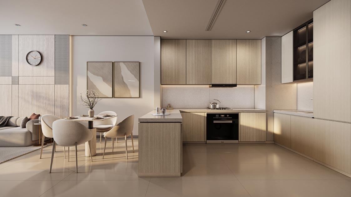 Central Uptown living room showcasing a cozy seating area, bright natural light, and elegant design elements.