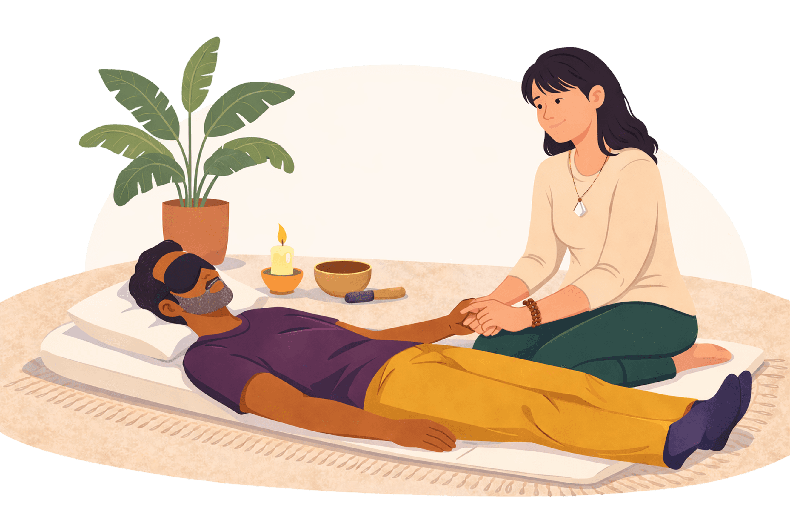 A wooden cube teeters on the edge of a rectangular block against a plain background.