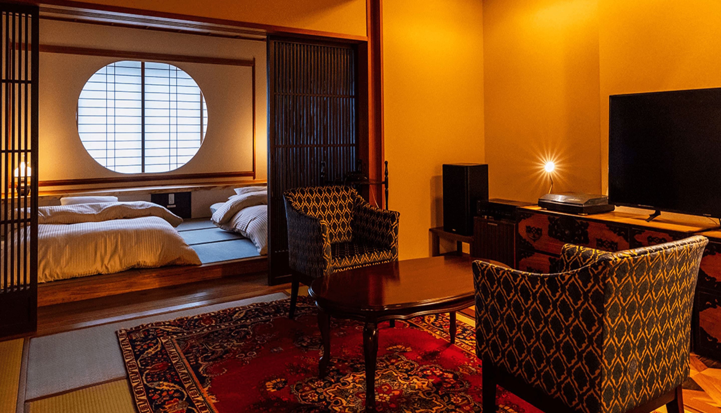 A room with classic Miyagi furniture