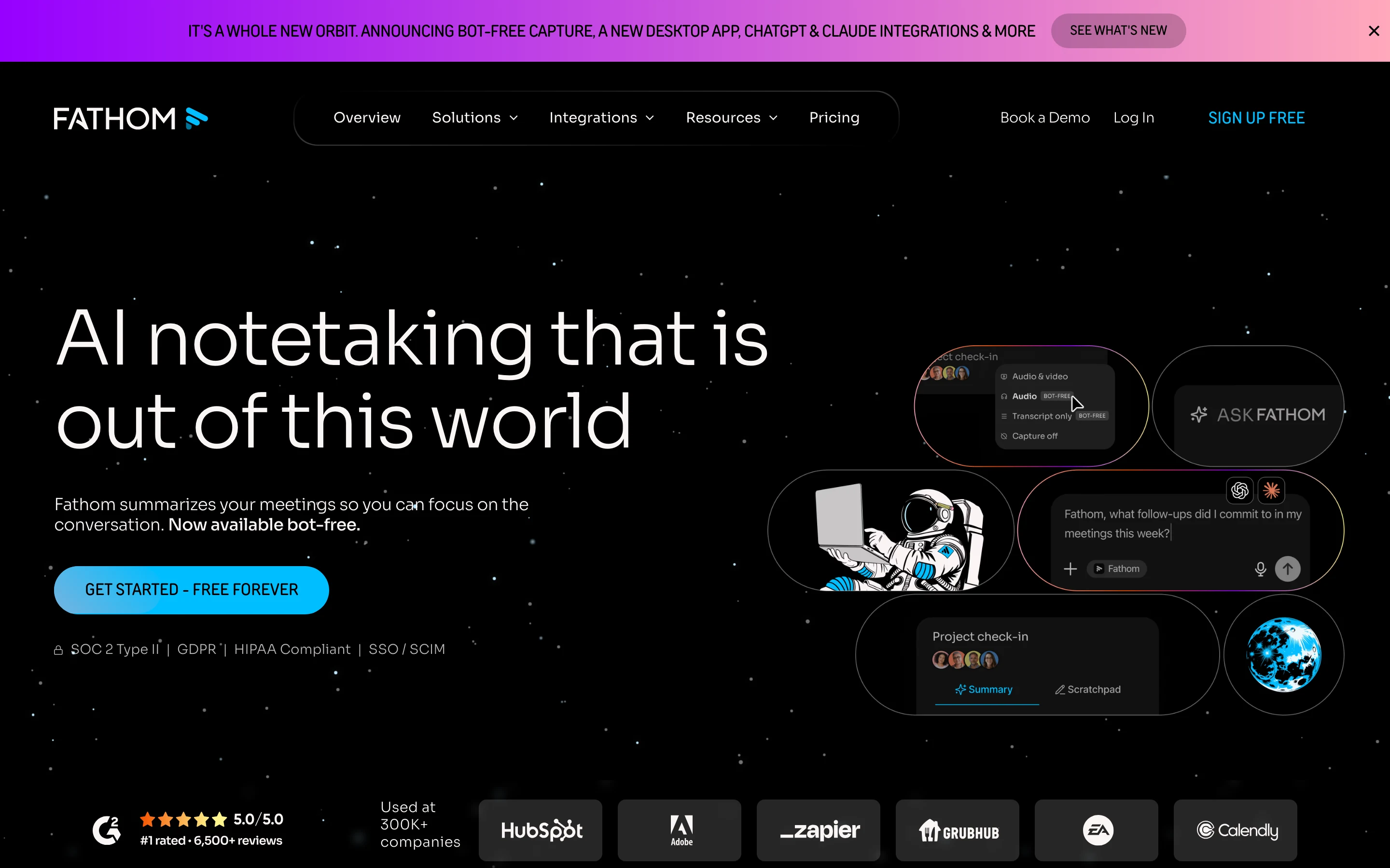 Best Granola AI alternatives with Fathom